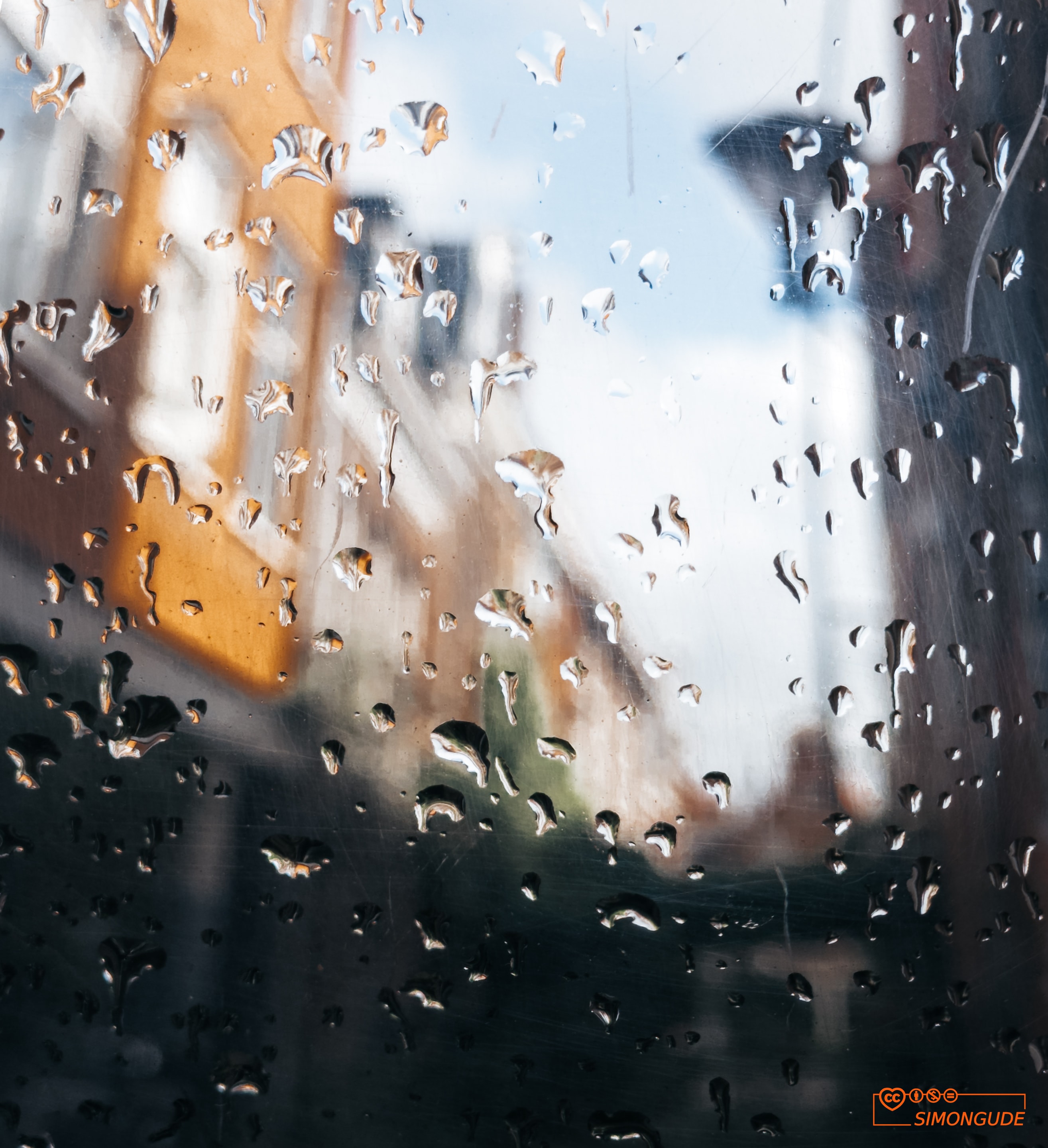 Scratched Raindrops