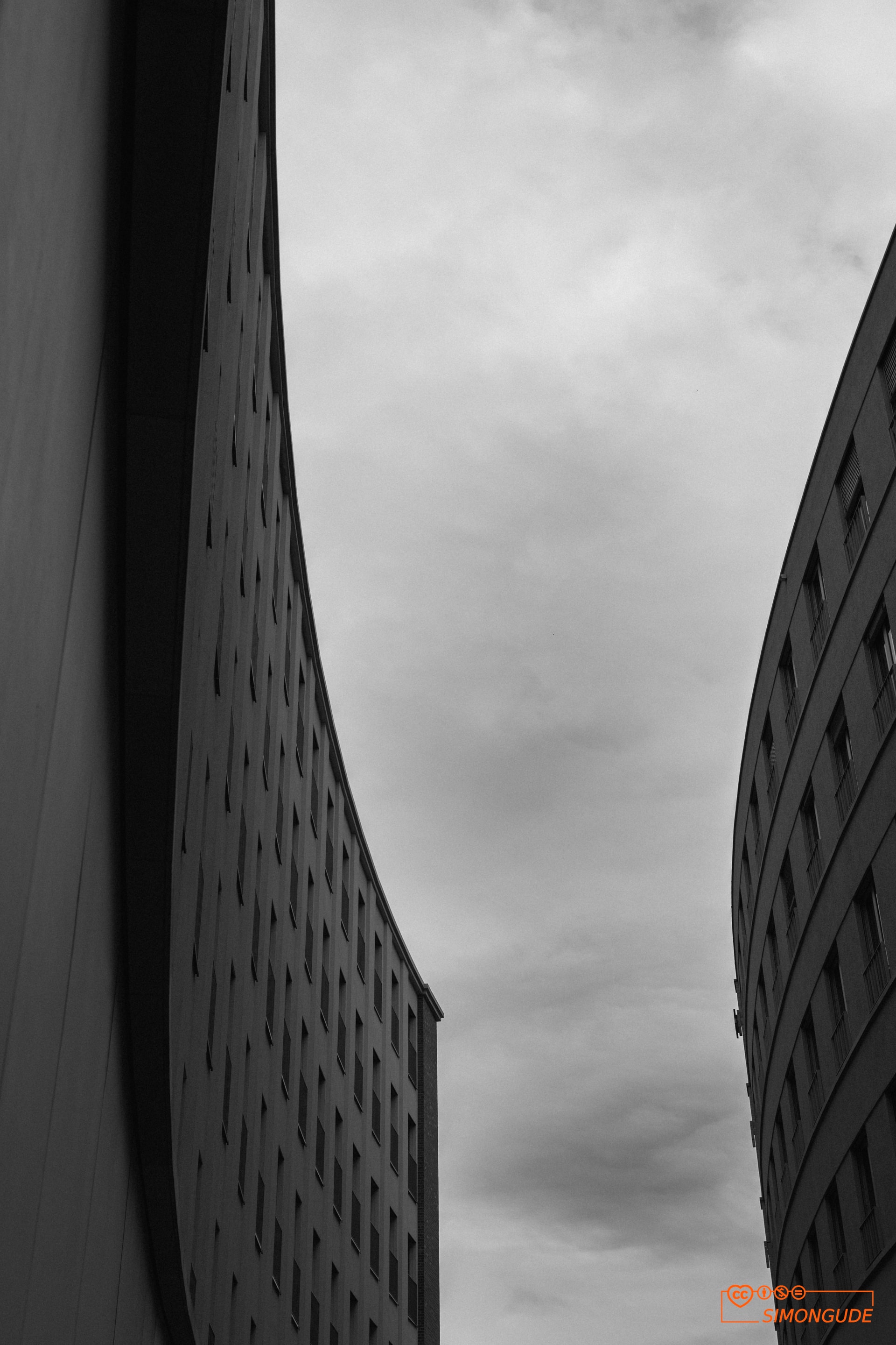 A Curved Frame Above The City